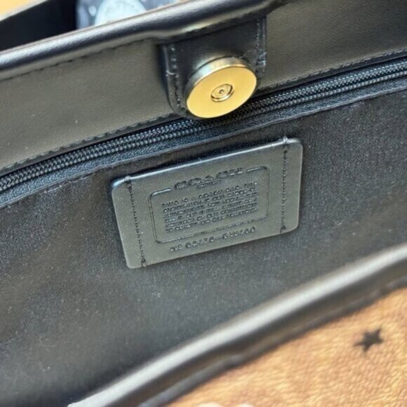 Coach City Tote In Signature Canvas With Halloween Print # CW450 - Picture 6 of 7